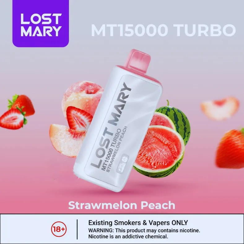 LOST MARY MT15000 TURBO - Strawmelon Peach