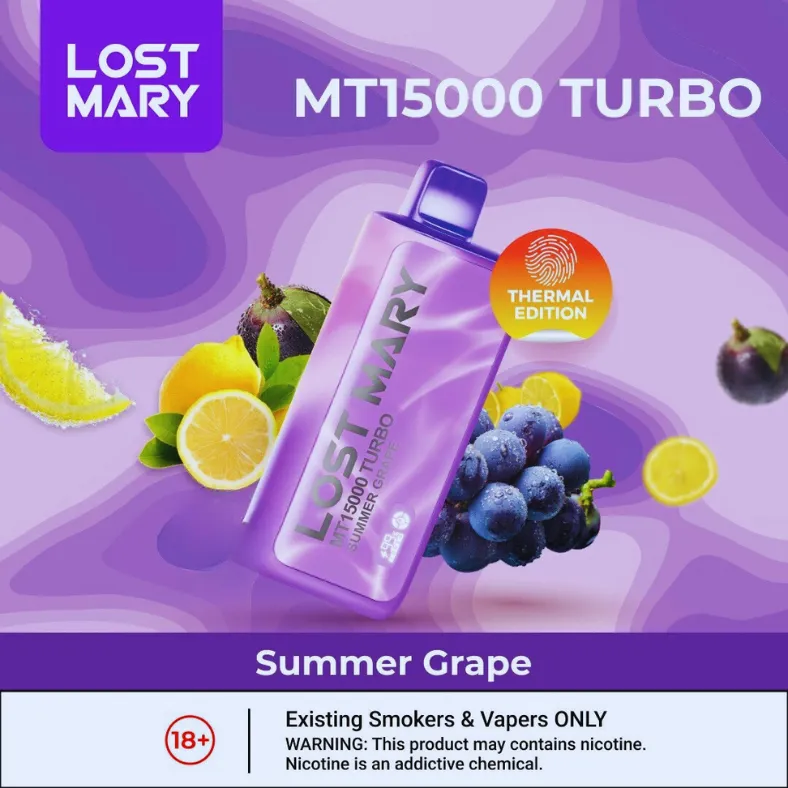 LOST MARY MT15000 TURBO - Summer Grape