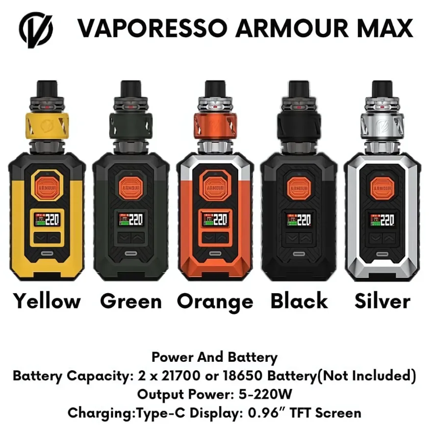 Best VAPORESSO Armour Max Pod Mod 220W Kit Near me in Dubai, UAE